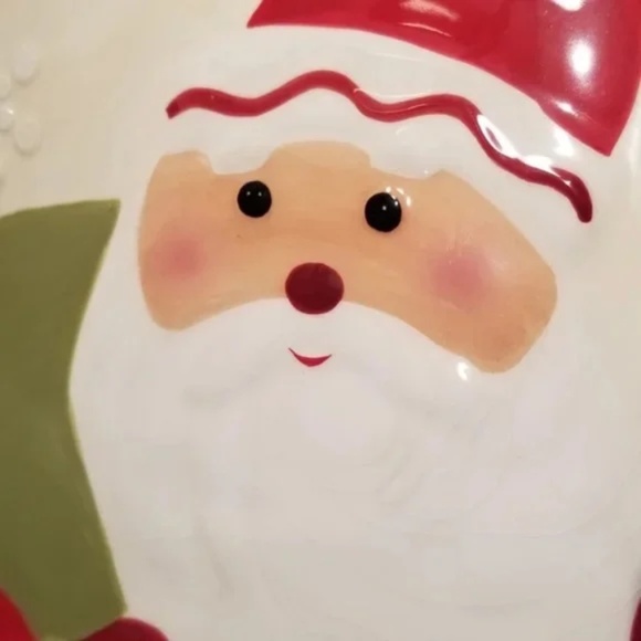 Holiday Santa Cookie Plate - Picture 2 of 11